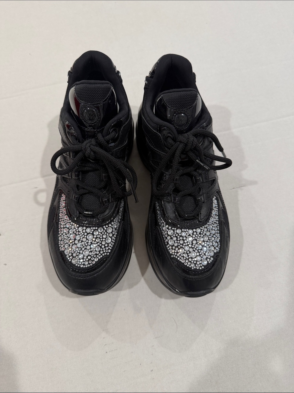 MICHAEL Michael Kors Black olimpia sport extreme trainer sneakers size 7